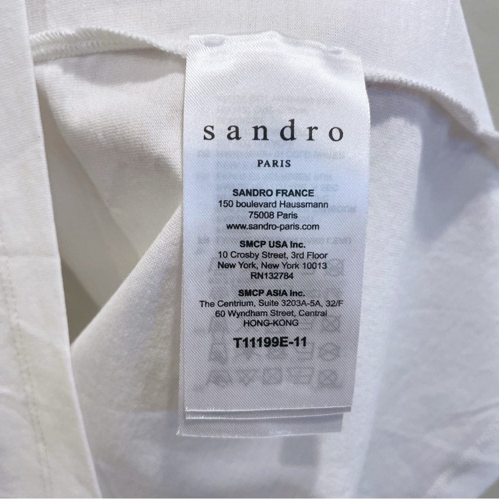 Sandro Ruffle  'CUBA' Tee - Picture 7 of 11